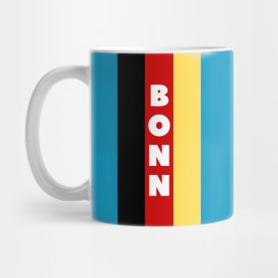 Bonn City in German Flag Vertical Mug